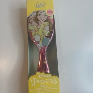 Disney Princess Belle Hair Detangler - Pink and Yellow